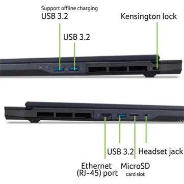 Acer Predator Helios Neo 18 gaming laptop closed on a desk