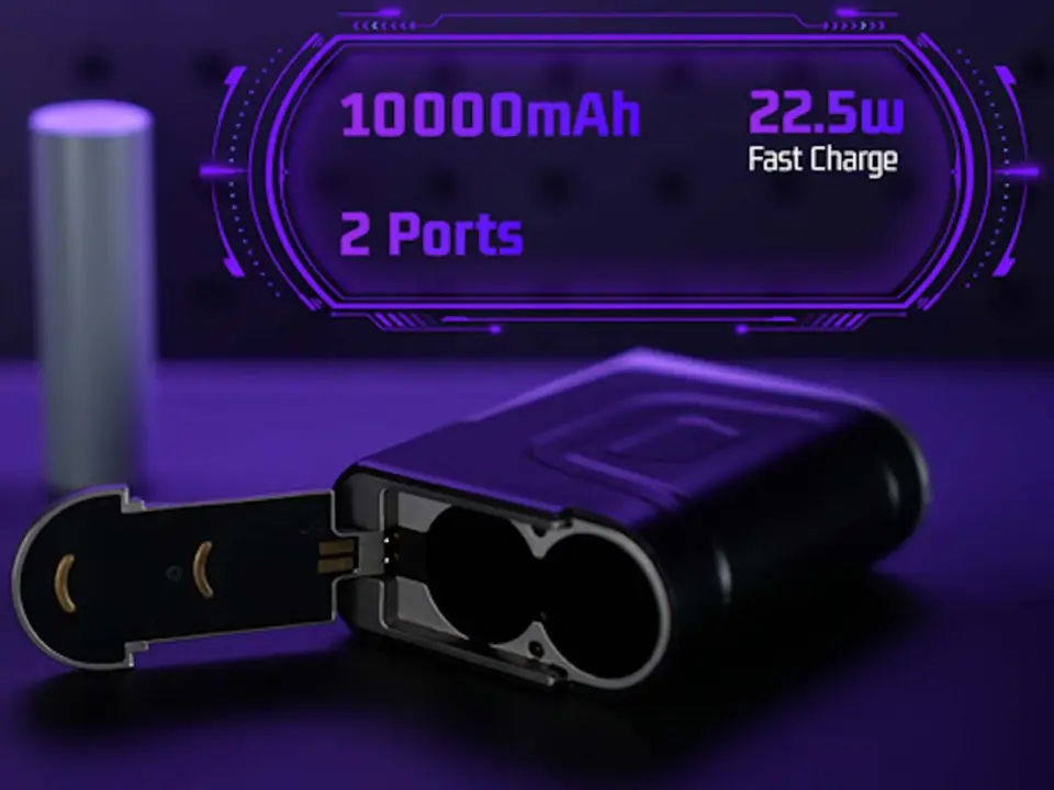 Ampax 10000mAh Modular Power Bank Uses Replaceable 21700 Batteries