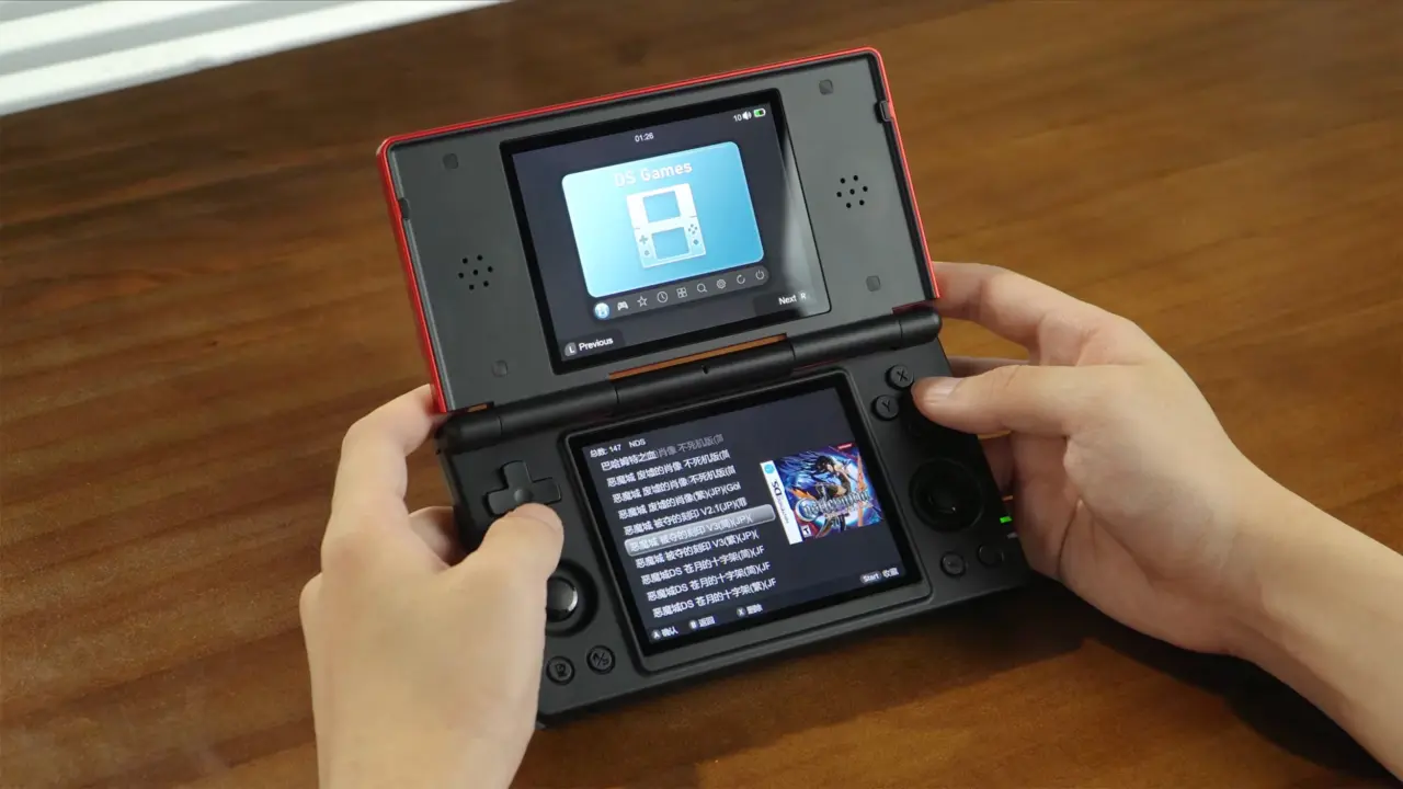 Anbernic RG DS Gets New Linux Firmware with Dual-Screen Support