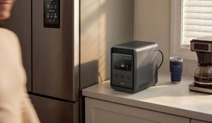 Anker Solix S2000 portable power station with 2 kWh LFP battery