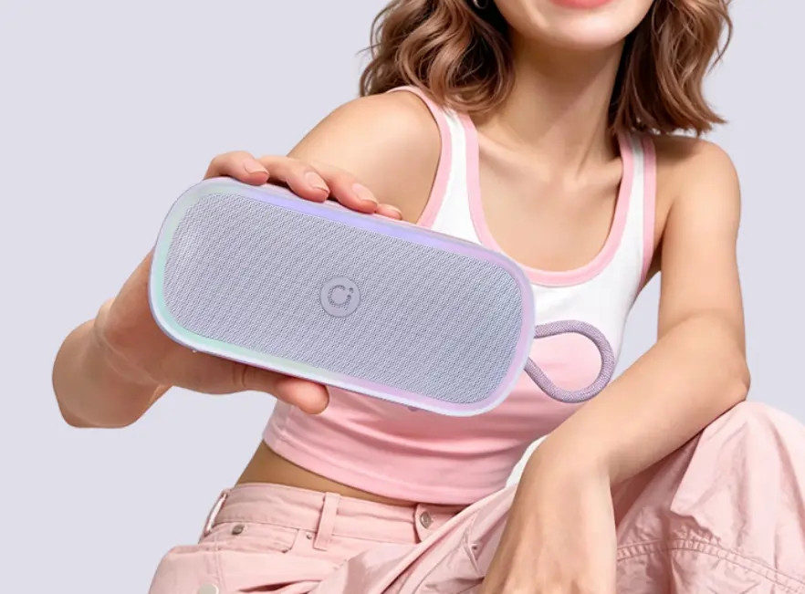 Asus Adol Bluetooth speaker with RGB lighting and IPX7 water resistance