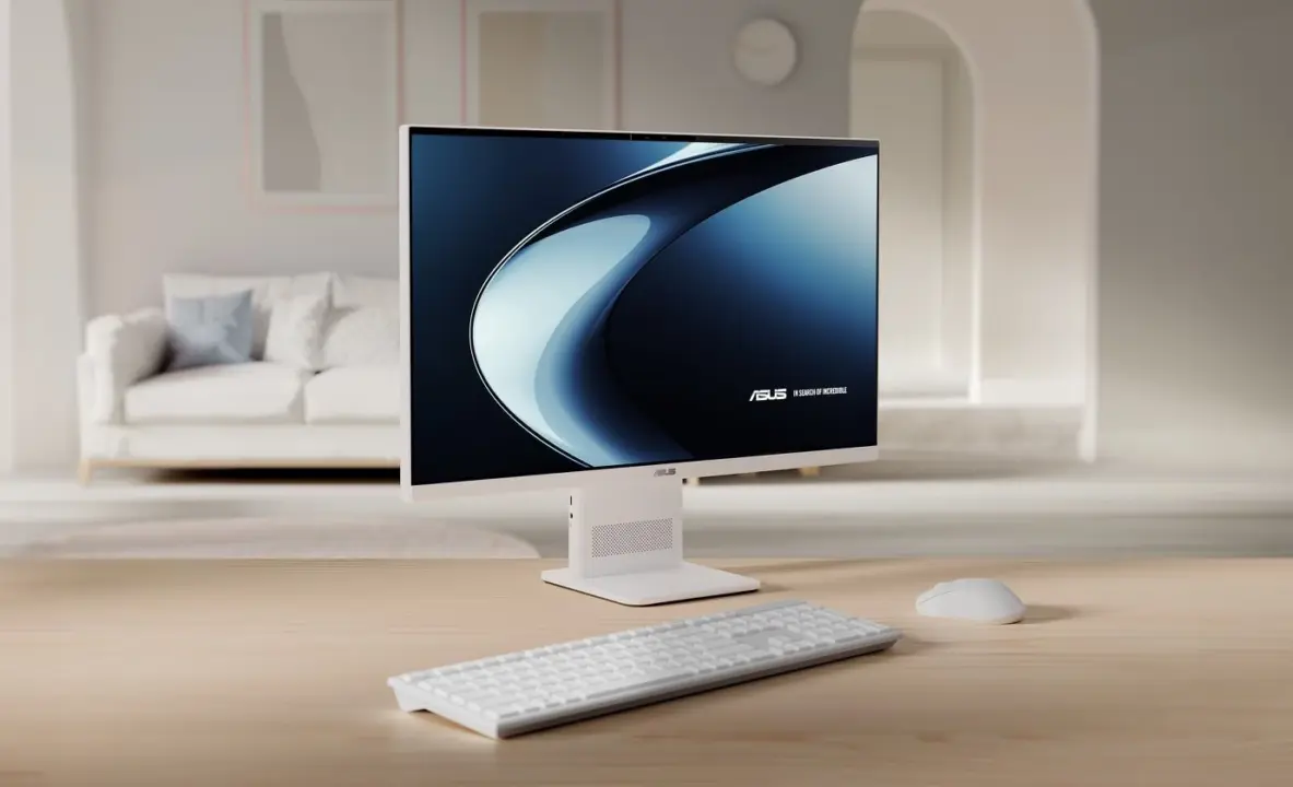 Asus VM441 AiO PC 23.8-inch 1080p touchscreen display with white finish