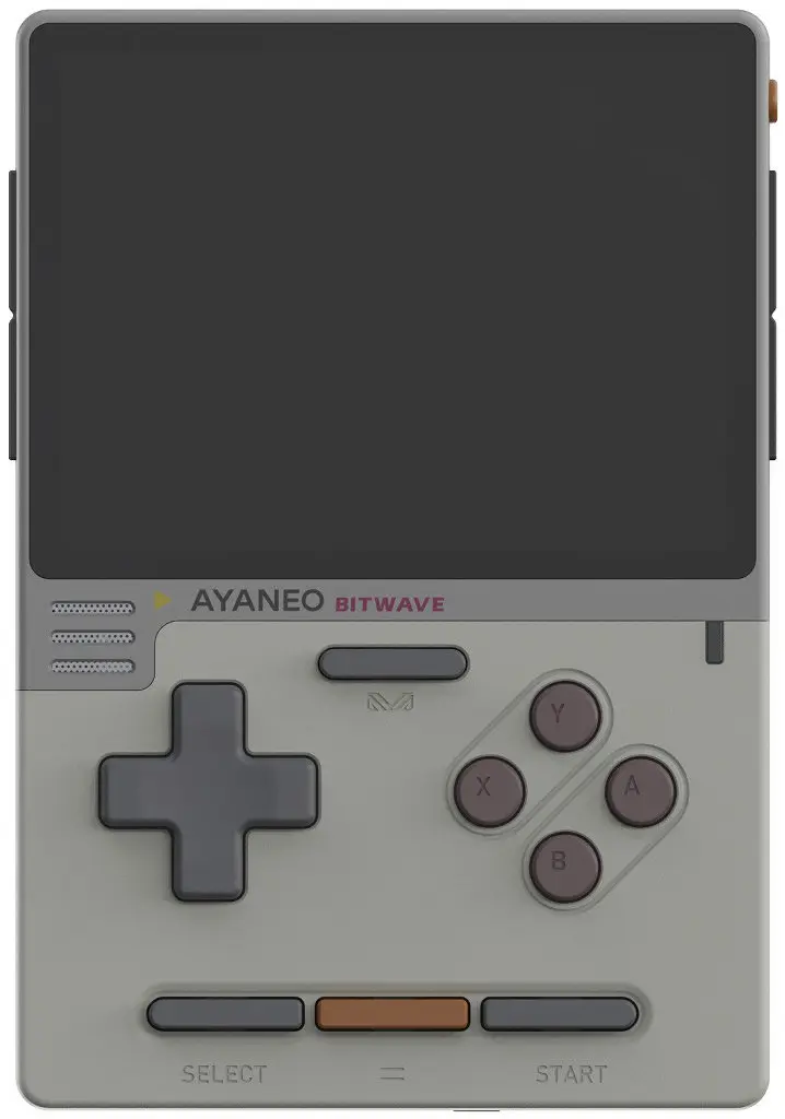 AYANEO Pocket Block handheld with gaming controls and AYA Button