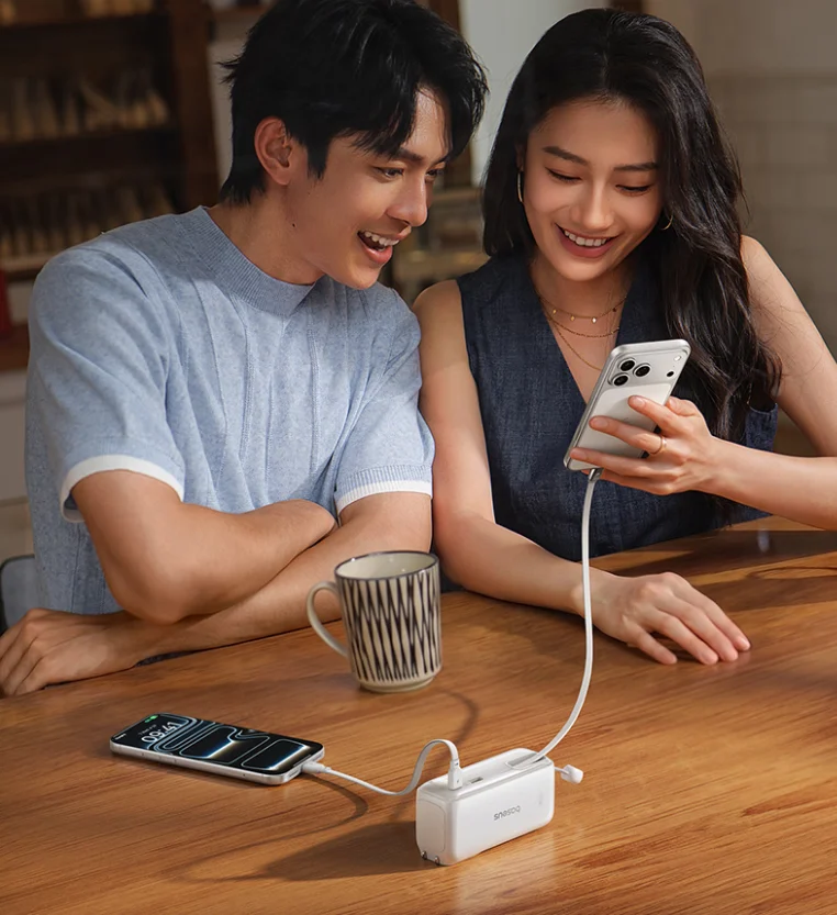 Baseus PicoGo Super Energy Pro LED battery display and NFC tag