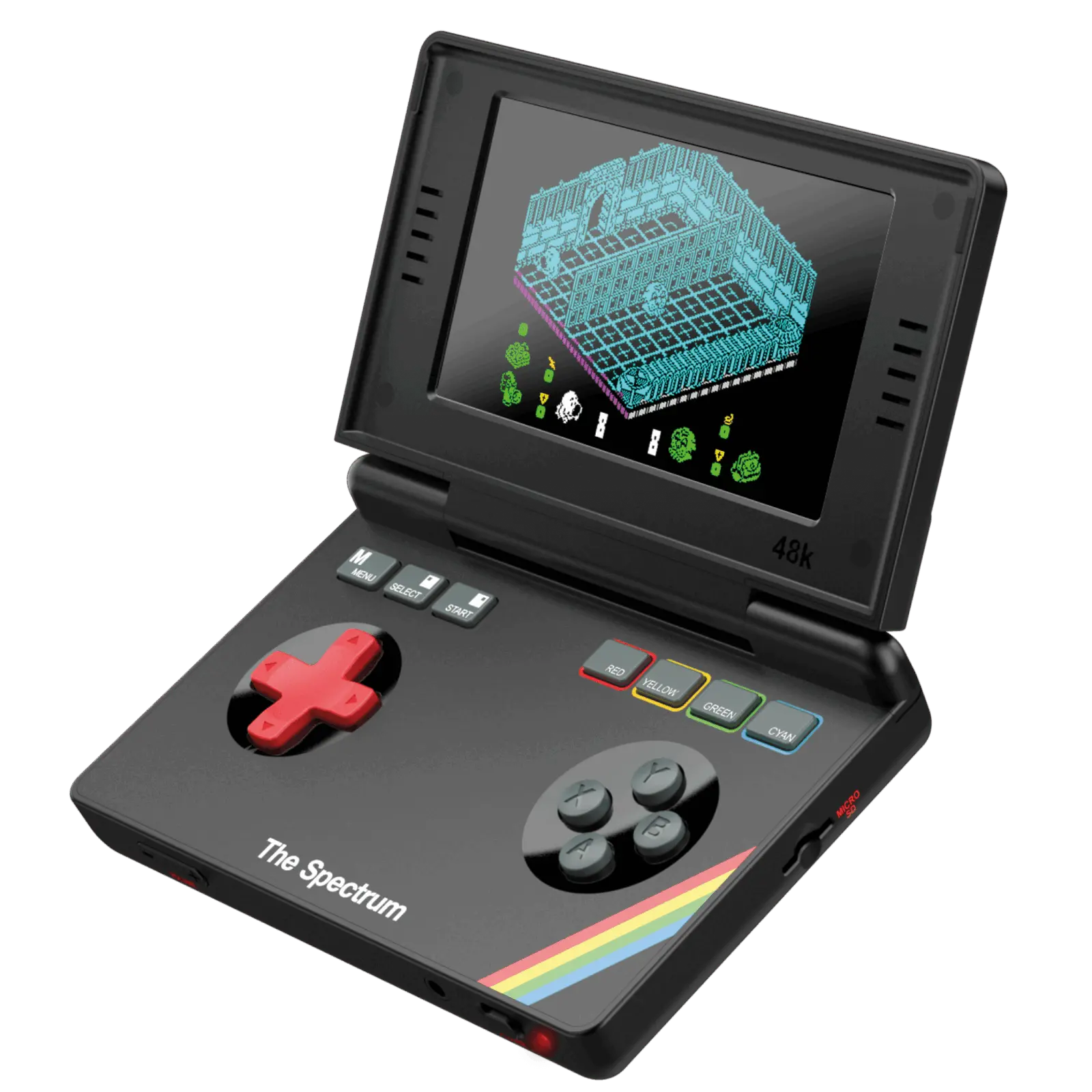 The Spectrum Handheld in Classic Black with rubber keys