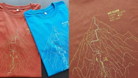 Cairn Merchandise Launch: Personalized T-Shirts for Climbing Runs