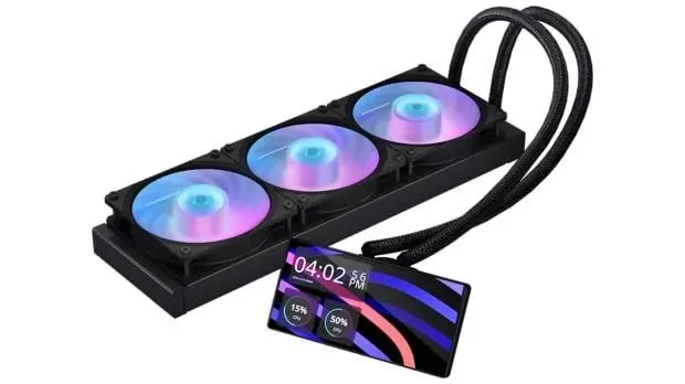 Cooler Master B360 TV ARGB fans and radiator