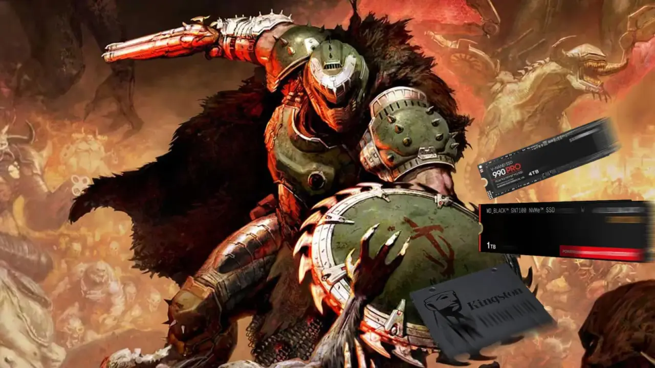 Doom The Dark Ages idtech8 engine trades storage for real-time ray tracing performance