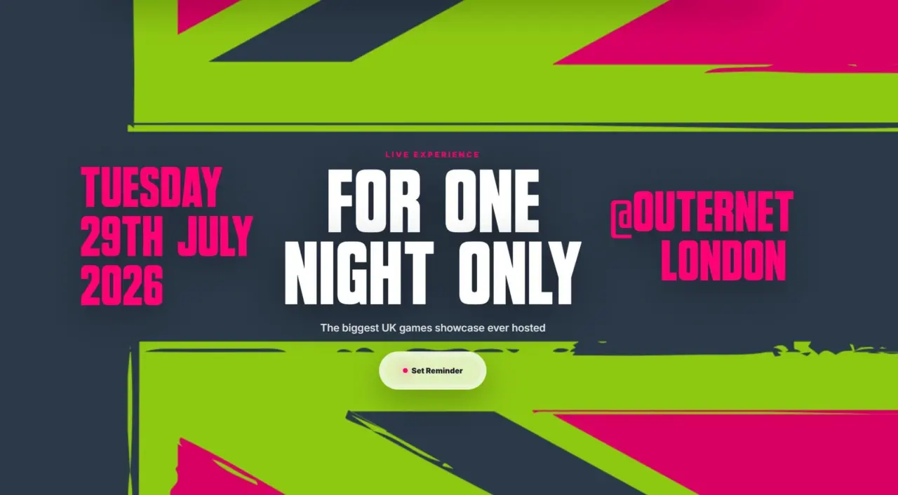 For One Night Only UK Gaming Event Announced for July 2026