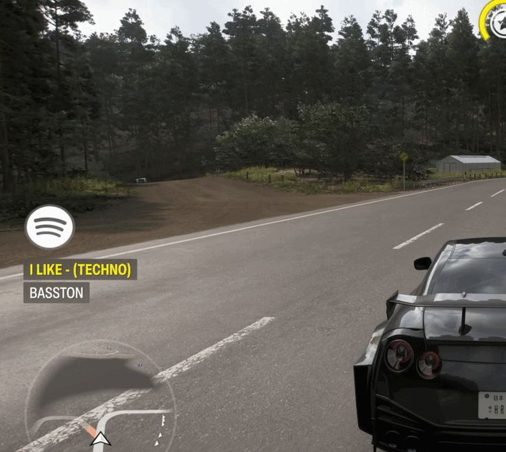 Spotify Radio by BigJohn0 mod for Forza Horizon 6 on PC Steam