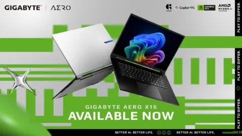Gigabyte Aero X16 Laptop Launches in US with RTX 5070 and Ryzen AI