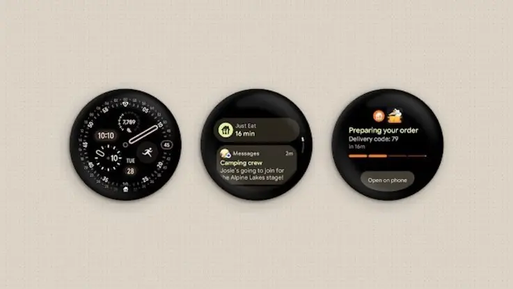 Google Pixel Watch 4 running Wear OS 7