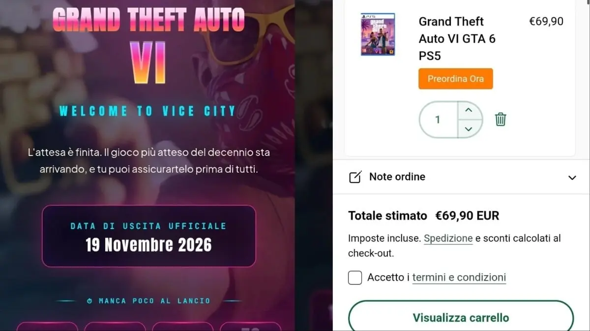 Grand Theft Auto 6 Pre-Orders Go Live at Italian Retailer, Sell Out Fast