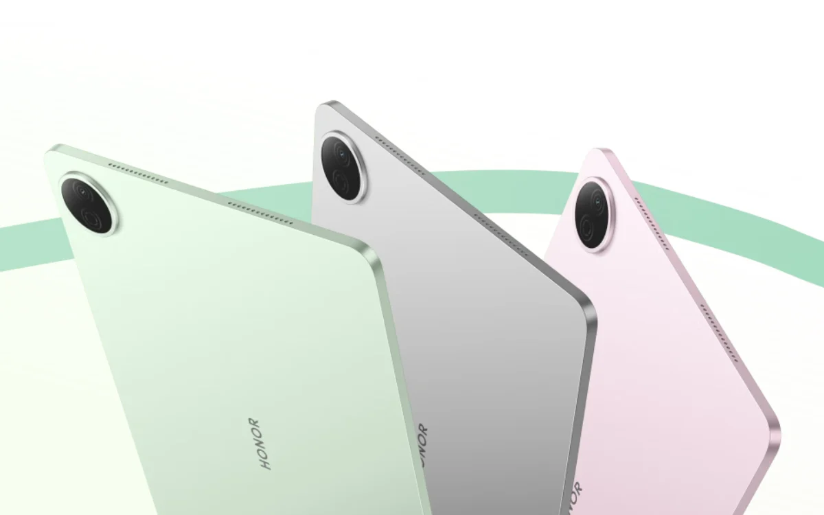 Honor Pad 20 tablet showcasing its Snapdragon 7 Gen 3 processor and RAM options