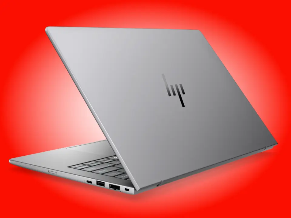 HP ZBook 8 G2a laptop with AMD Ryzen AI processor and 1600p display