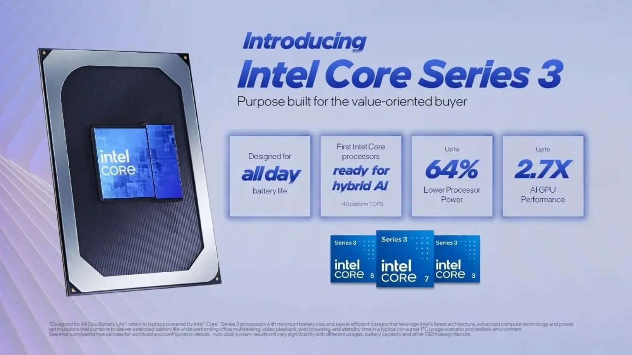 Intel Core 7 350 Wildcat Lake CPU Spotted on PassMark, Challenges Apple A19 Pro