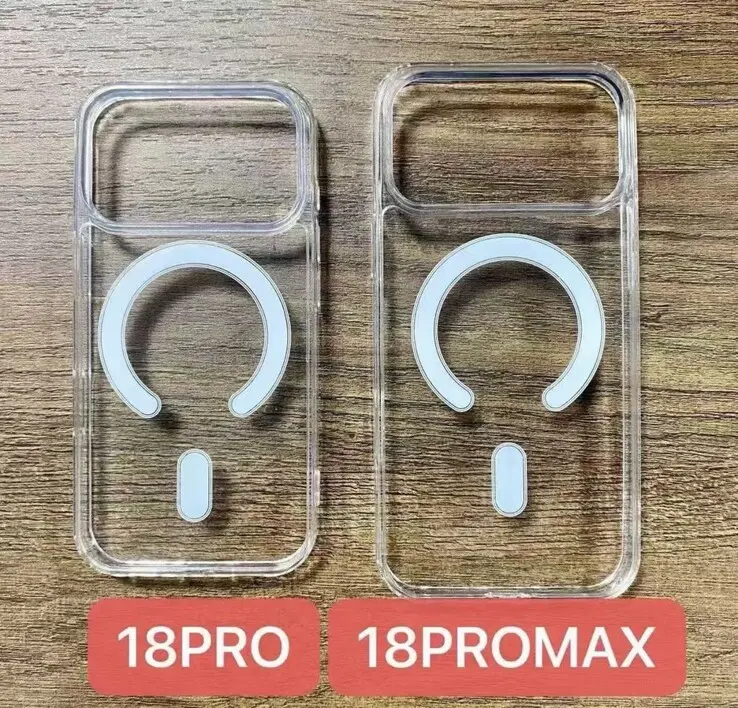 Leaked clear case for iPhone 18 Pro with large camera cutout