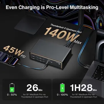 iVanky FusionDock Ultra docking station with multiple ports and connectors