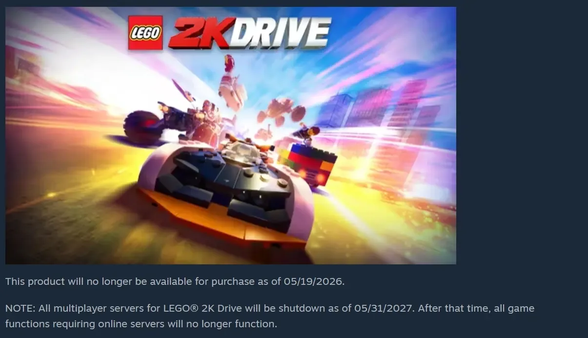 LEGO 2K Drive racing game from 2K