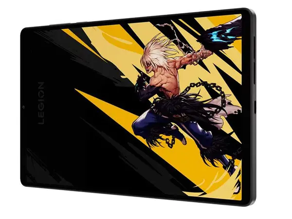 Lenovo Legion Y700 Gen 5 Warrior Edition gaming tablet with gold artwork