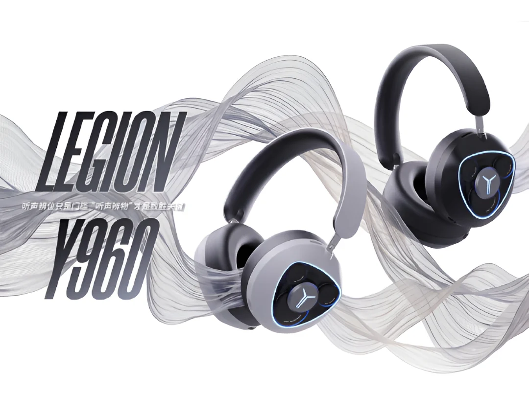 Lenovo Legion Y960 gaming headset with physical 7.1 surround sound