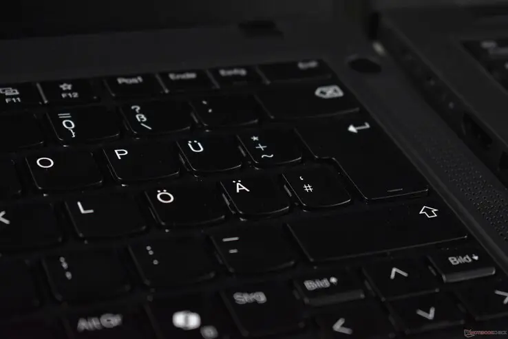 Lenovo ThinkPad T14 Gen 7 laptop keyboard layout
