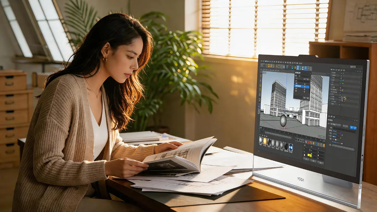 Lenovo Yoga 32 Ultra Aura AIO Launches with 4K 165Hz OLED Display