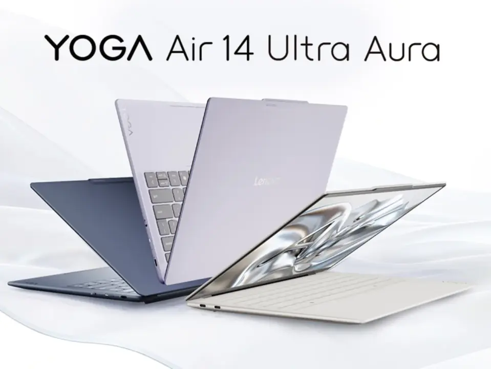Lenovo Yoga Air 14 Ultra Aura Launches in China with Intel Core Ultra X9 378H Processor
