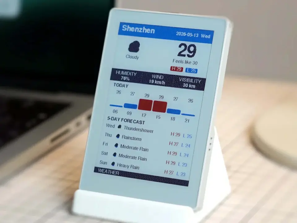 M5Stack M5Paper Color ESP32S3 Dev Kit Launches with E Ink Display