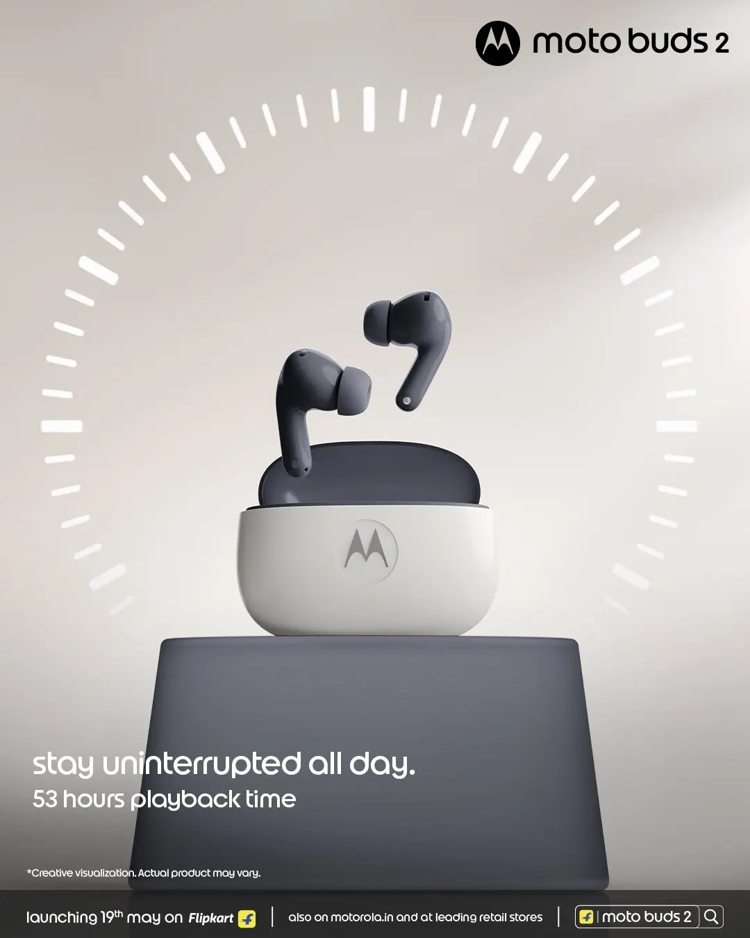 Moto Buds 2 charging case with IP54 rating