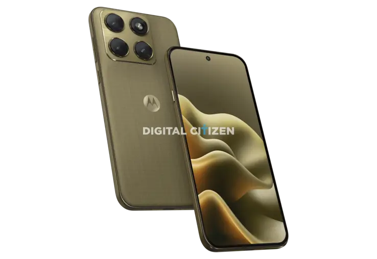 Motorola Edge 2026 front display with punch-hole camera