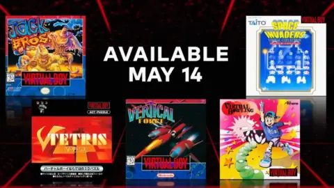 Nintendo Adds Five More Virtual Boy Games to Switch Online Library