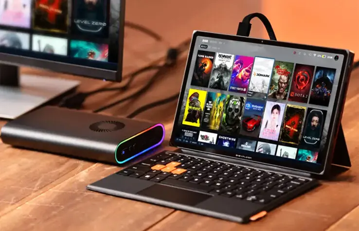 OneXPlayer X1 Pro gaming handheld with Ryzen AI 9 HX 470 processor