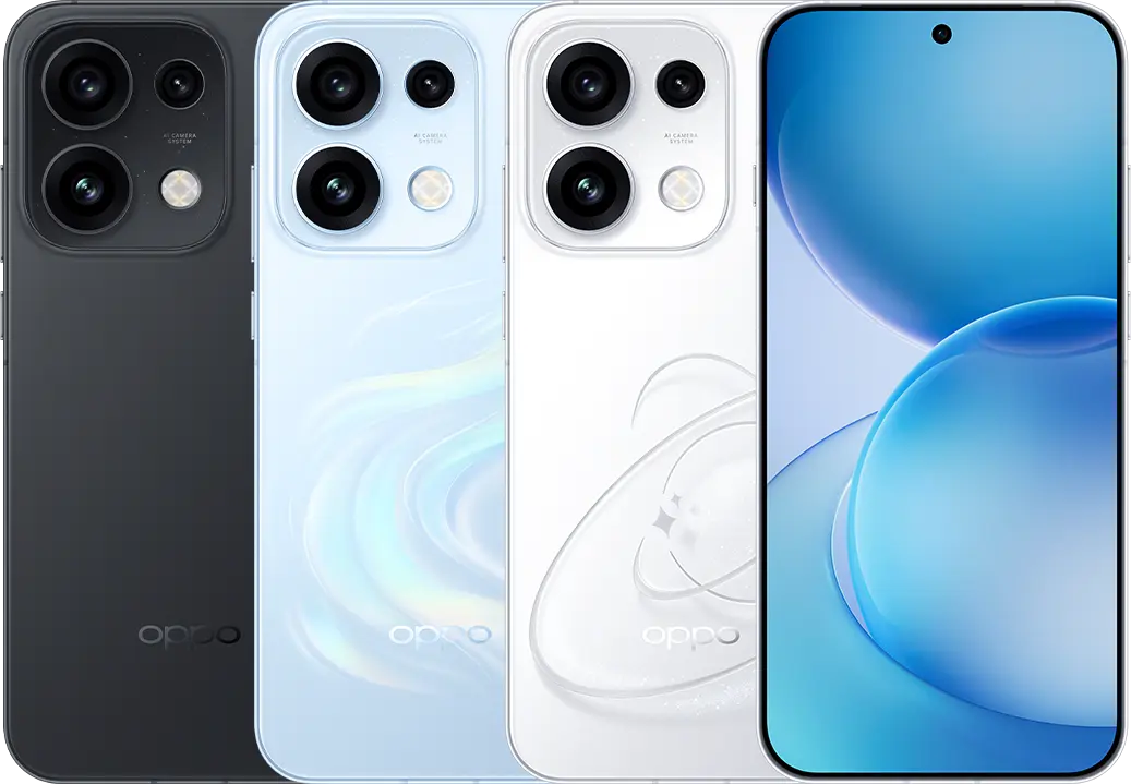 Oppo Reno 16 Pro smartphone featuring 200MP main camera and Dimensity 9500s processor