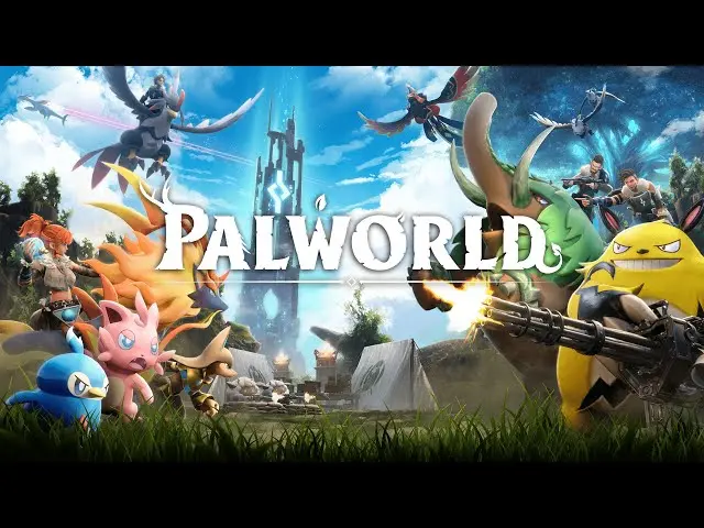 Palworld Online game logo or concept art