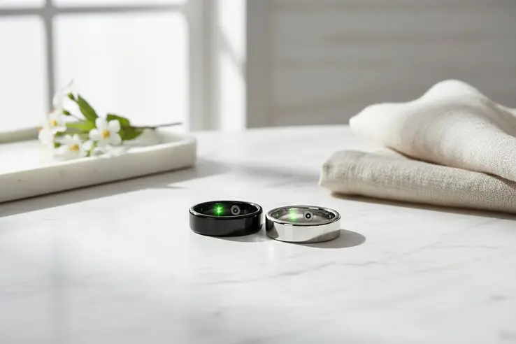 Qring Titan 2 smart ring product shot