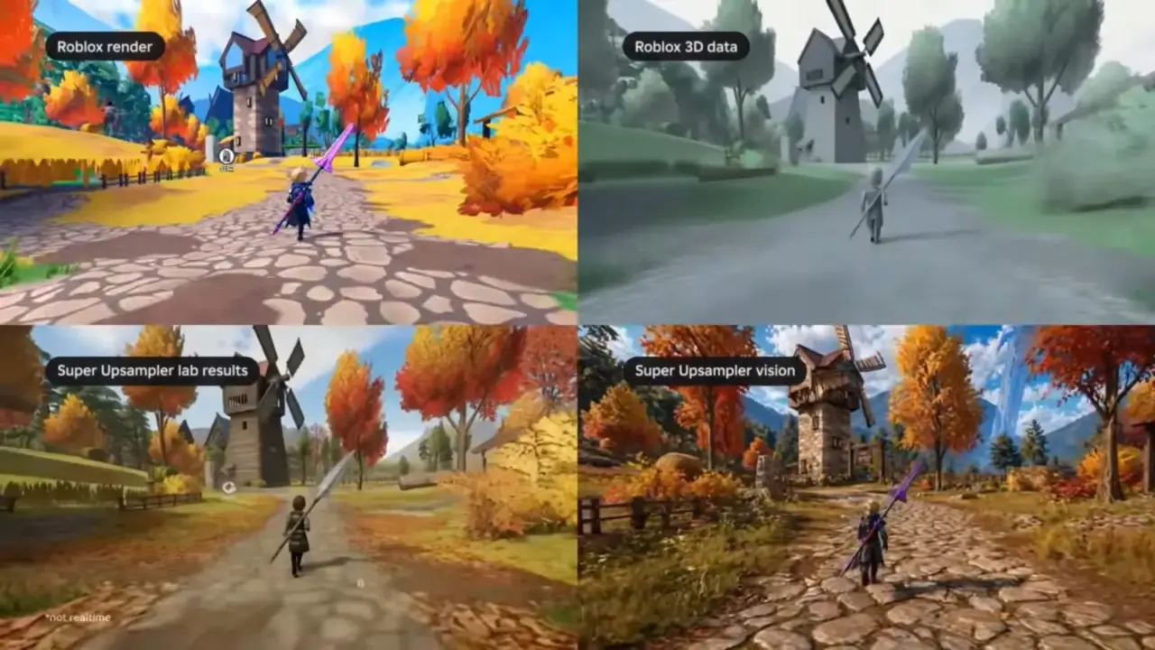 Roblox Unveils Roblox Reality: AI-Powered 2K Rendering Architecture