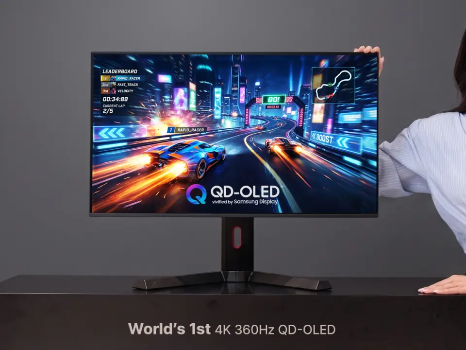 Samsung Display Unveils 31.5-Inch QD-OLED Monitor Panel with 4K and 360Hz