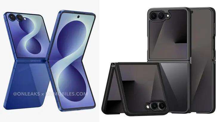 Samsung Galaxy Z Flip 8 foldable smartphone renders