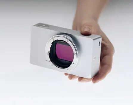 Sigma BF camera teardown showing aluminum unibody and internal boards