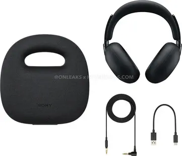 Sony 1000X The ColleXion headphones in Platinum White with metal hinges
