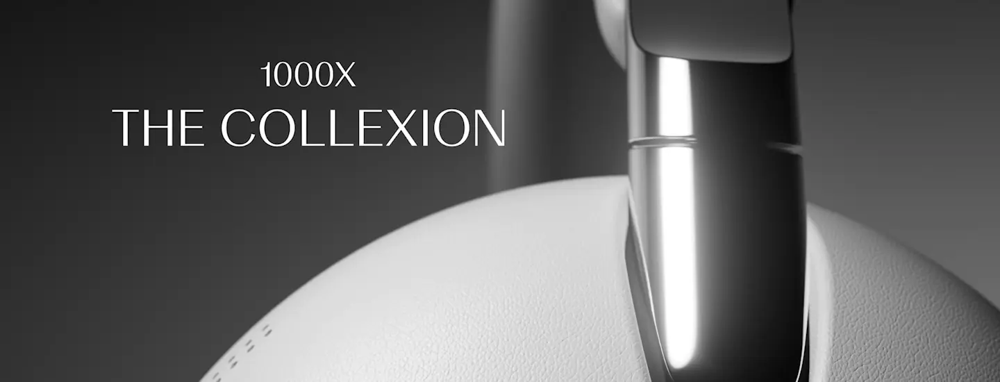 Sony WH-1000X The ColleXion premium headphones with synthetic leather