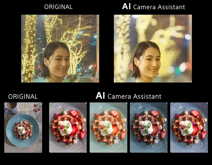 Sony Xperia 1 VIII AI Camera Assistant feature interface