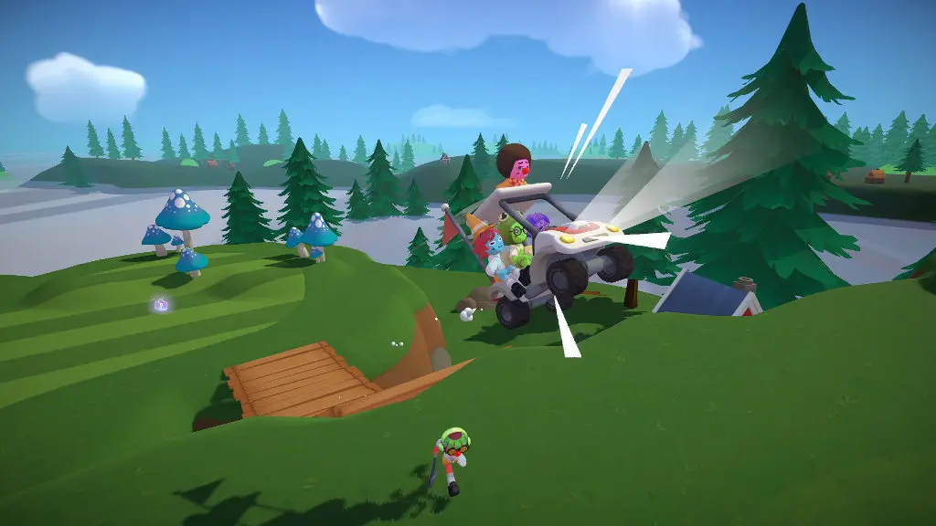 Super Battle Golf chaotic multiplayer gameplay screenshot on Steam