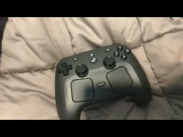 Valve Steam Controller displaying Wilhelm scream easter egg in Big Picture mode
