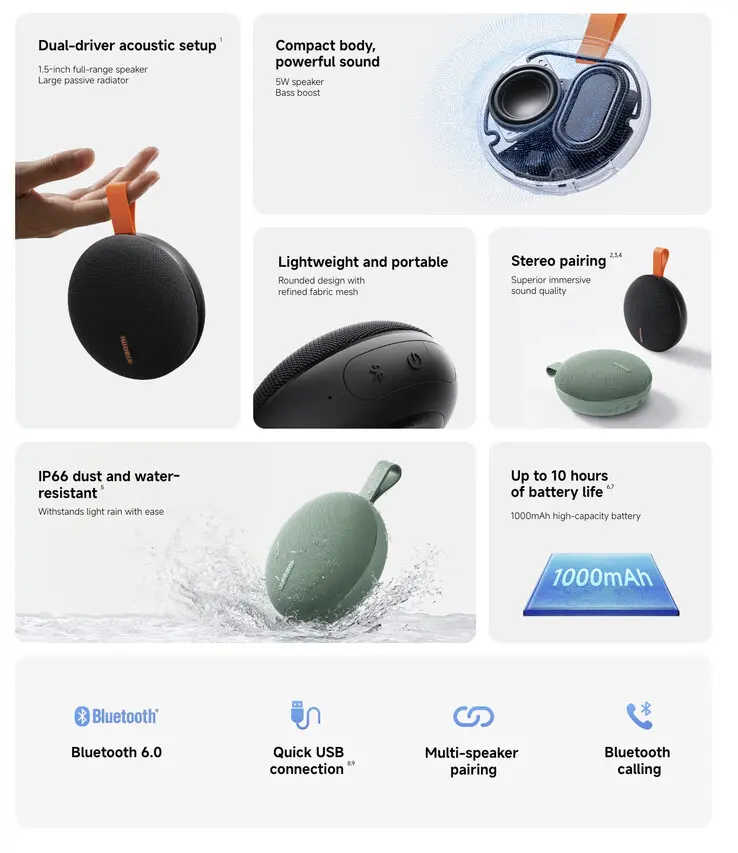 Xiaomi Bluetooth Speaker Essential side view