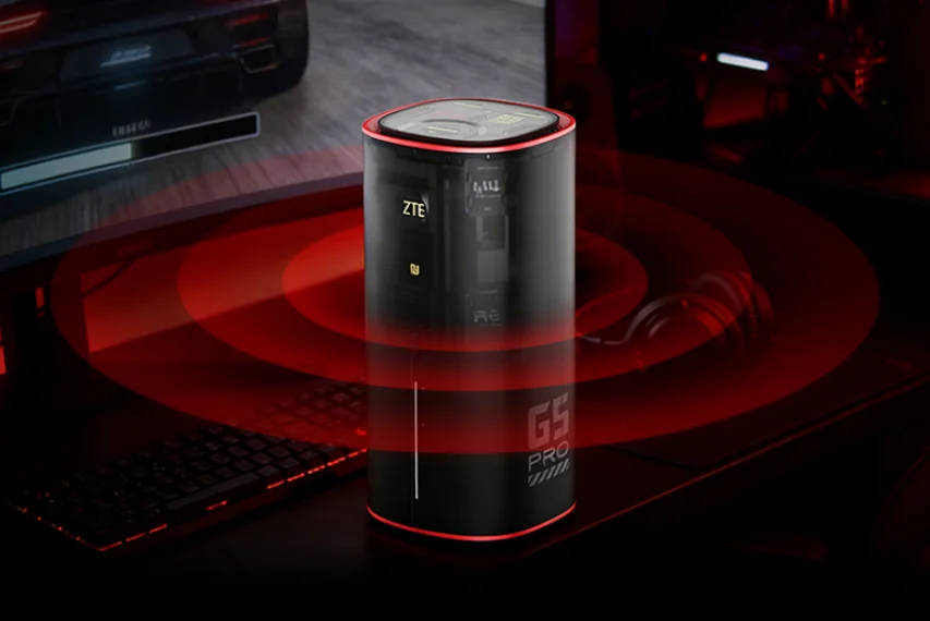 ZTE G5 Pro 5G AI CPE with dual 2.5G Ethernet ports