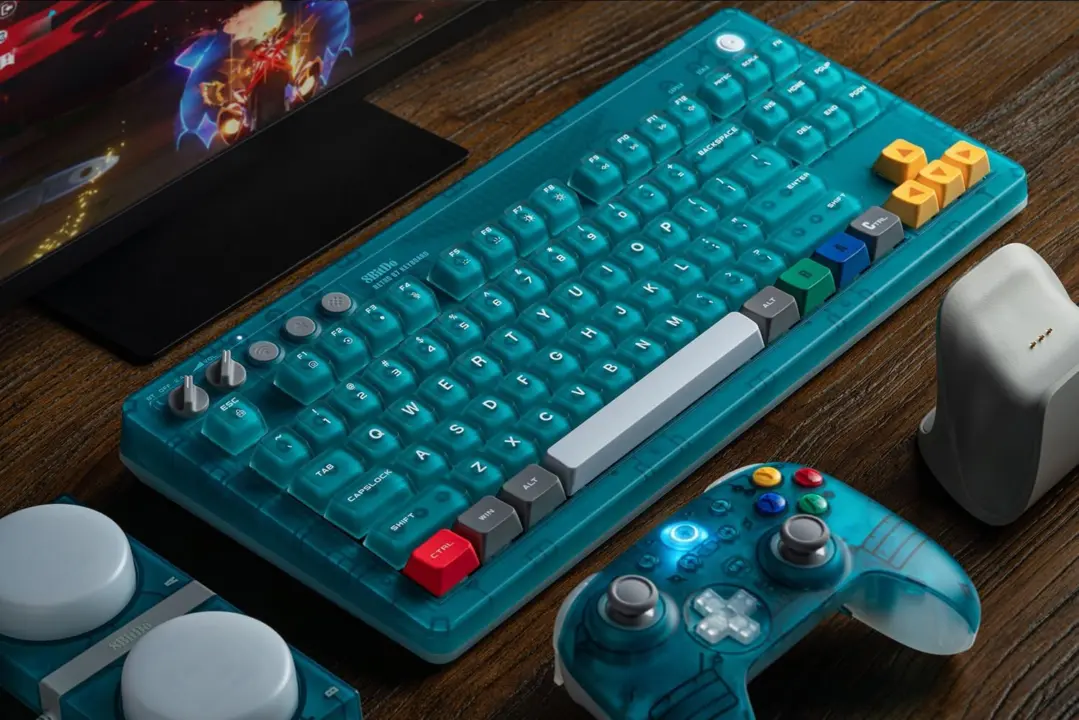 8BitDo Retro 87 Mechanical Keyboard N64 Edition, Ultimate 2 Wireless Controller N64 Edition