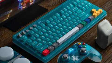 8BitDo Retro 87 Mechanical Keyboard N64 Edition, Ultimate 2 Wireless Controller N64 Edition
