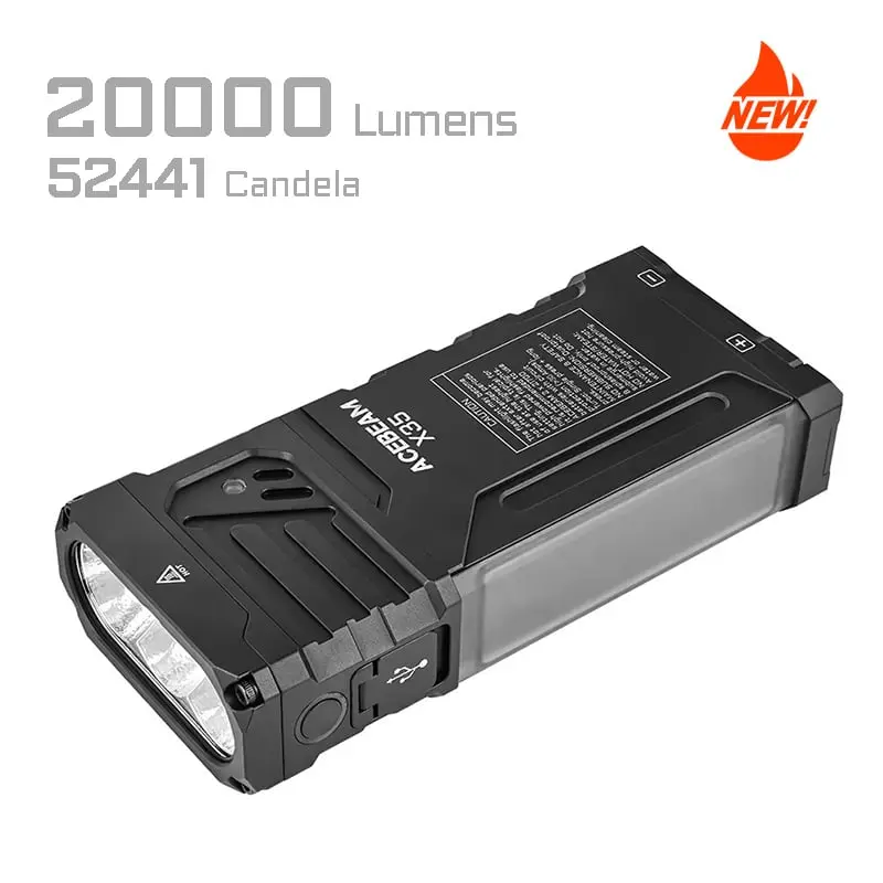 Acebeam X35 searchlight